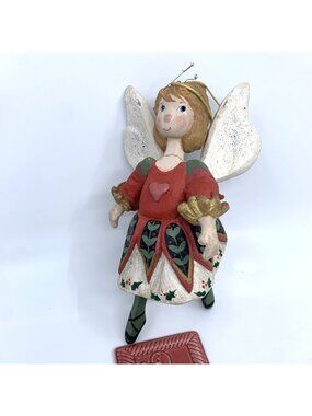 House of Hatten Ornament Nutcracker Angel Fairy Ballerina 1993 Christmas 9" Vtg